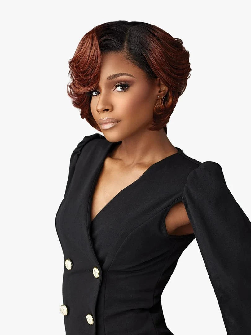 Sensationnel Chic Bob Unit 1 Glueless HD Lace Front Wig  display picture 2