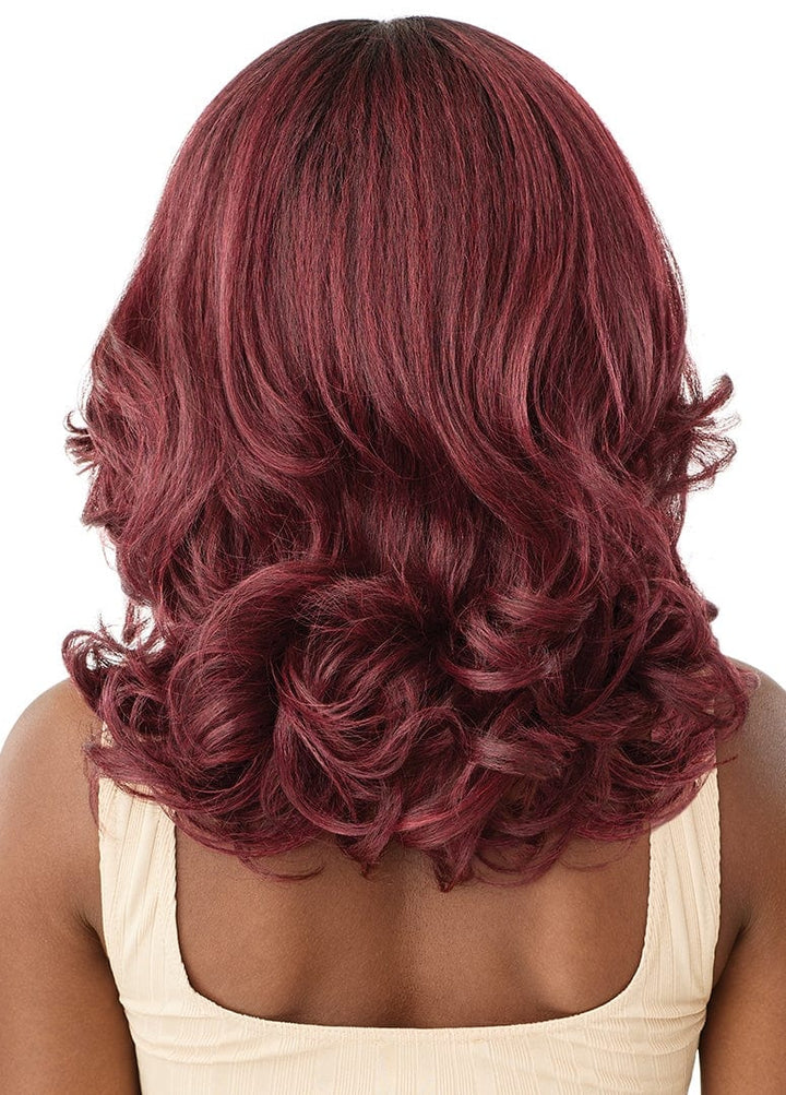 【WOOHWA】COLOR BLOCK FRINGE JK Amazon.com : QWIFCMJF Short Straight Wig Gradient Color, Red