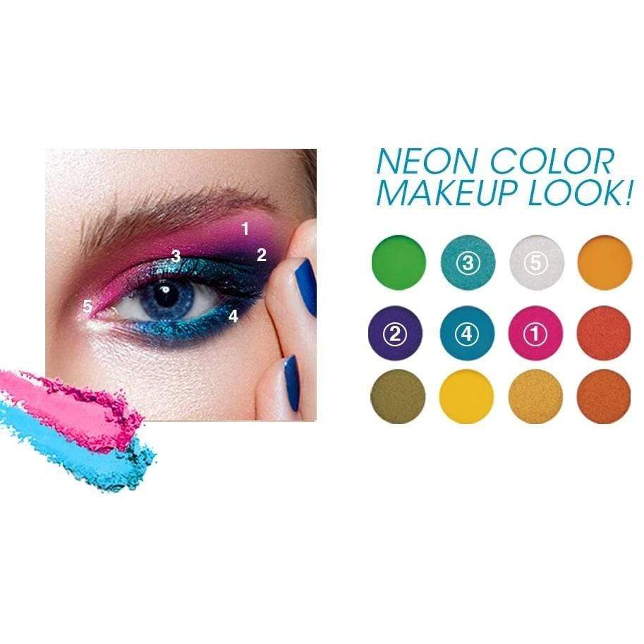 EBIN NEW YORK Lidschatten-Palette 'Everlasting Splendor' - 7 Hochpigmentierte Farben Matt & Glitzernd